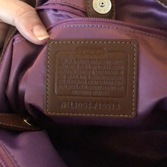 Coach brown leather Shoulder Bag - Picture 4 of 7